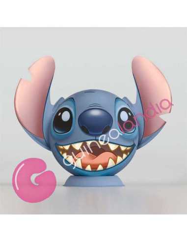 Stitch con Orejas Puzzle 3D