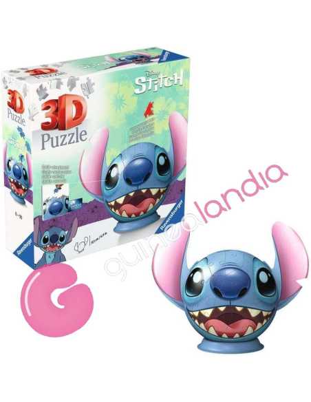 Stitch con Orejas Puzzle 3D