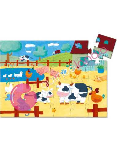 Puzzle Silueta Las Vacas 24 piezas