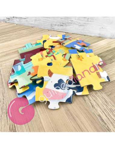 Puzzle Silueta Las Vacas 24 piezas