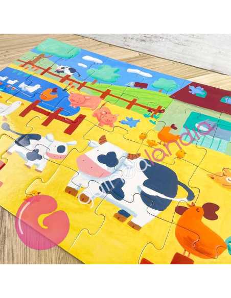 Puzzle Silueta Las Vacas 24 piezas