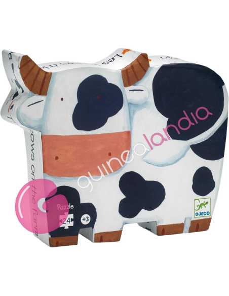 Puzzle Silueta Las Vacas 24 piezas
