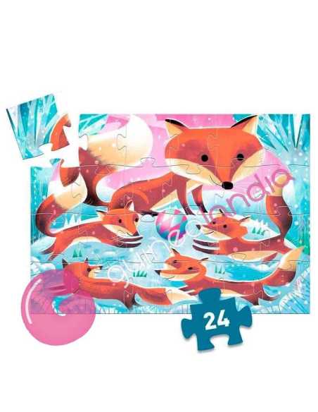 Puzzle Silueta Pequeño Zorro 24 piezas