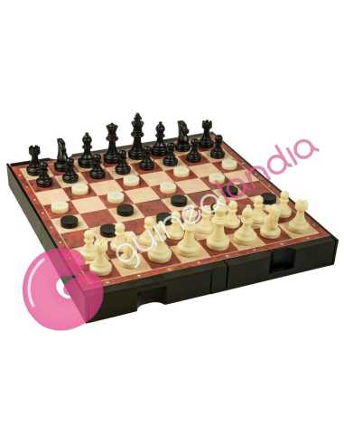 Ajedrez – Damas – Backgammon Magnético