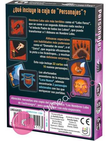 Hombres Lobo de Castronegro: Personajes – Expansión