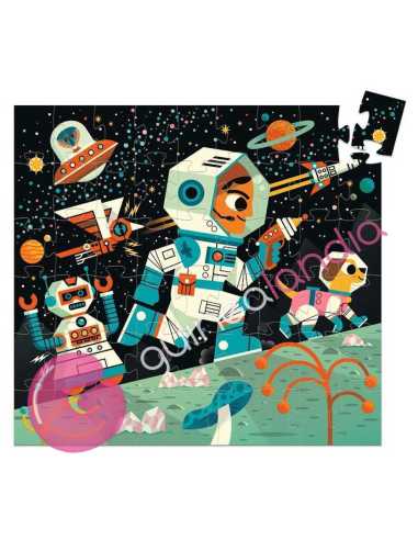 Puzzle Silueta estación espacial 54 piezas
