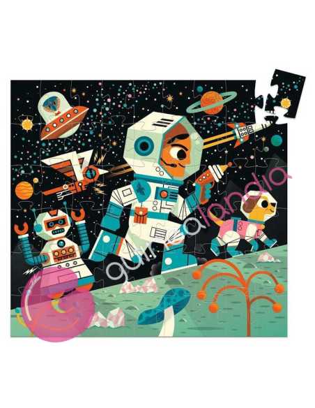 Puzzle Silueta estación espacial 54 piezas