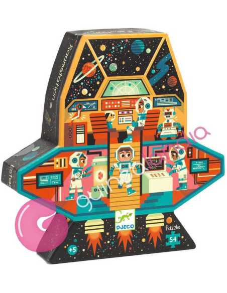 Puzzle Silueta estación espacial 54 piezas