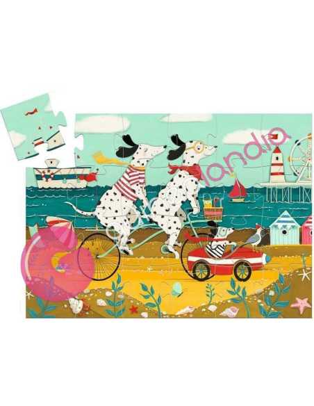 Puzzle Silueta Ollie, el Dálmata – 24 piezas