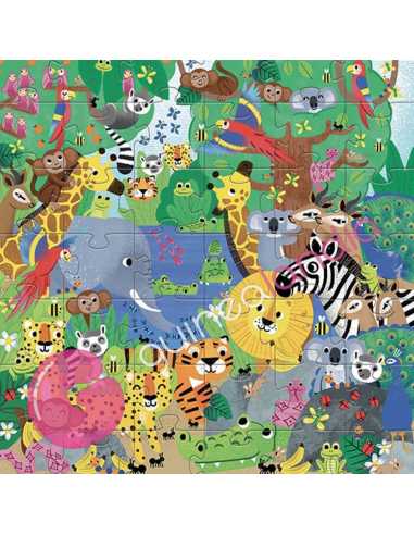 Puzzle Géant 1 a 10 – Jungle