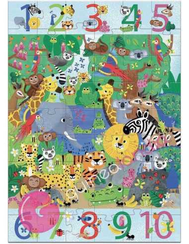 Puzzle Géant 1 a 10 – Jungle