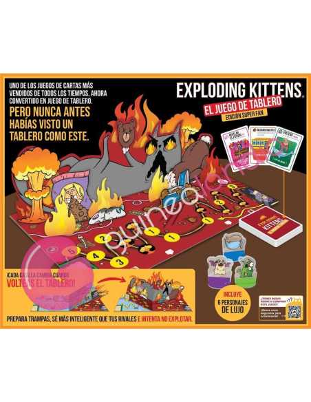 Exploding Kittens: El Juego de Tablero – Edición Super Fan