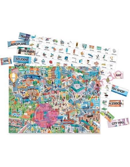 Easy English 100 Words City - Headu
