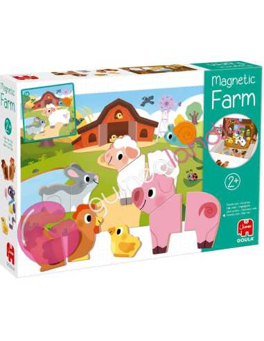 Granja Magnética – 12 Animales de Madera