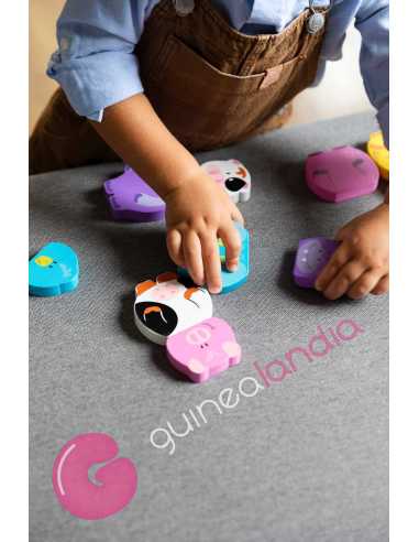 Puzzle Magnético Intercambiable Animales