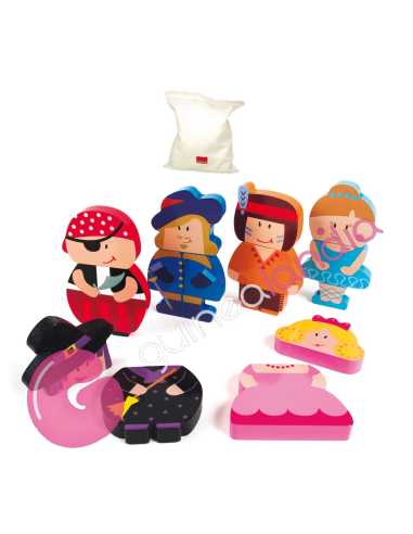 Puzzle Magnético Intercambiable Personajes