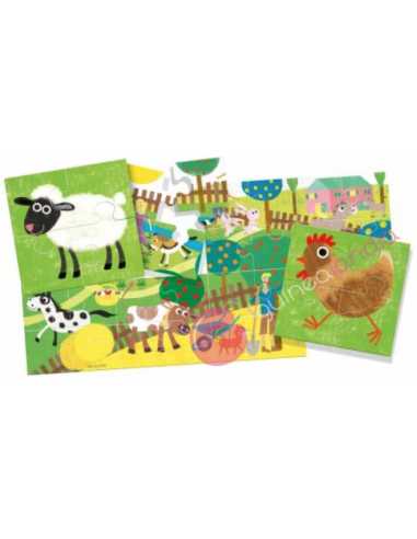 My first puzzle Farm 8+1 - Headu