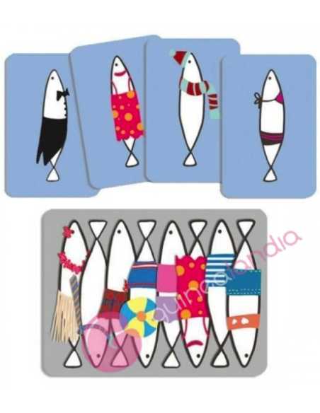 Sardines - Juego de cartas de memoria