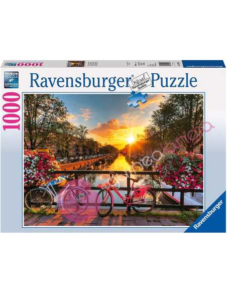 Bicicletas en Ámsterdam Puzzle 1000 piezas
