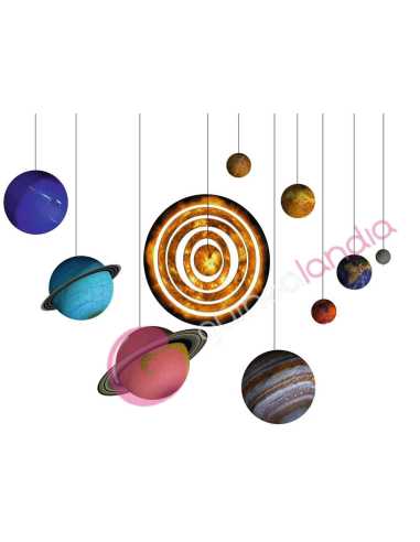 Puzzle 3D El Sistema Planetario  3D 522 Piezas