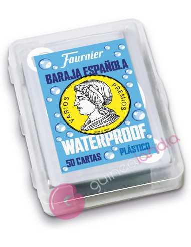 Naipe Español 50 Cartas de Plástico Waterproof...