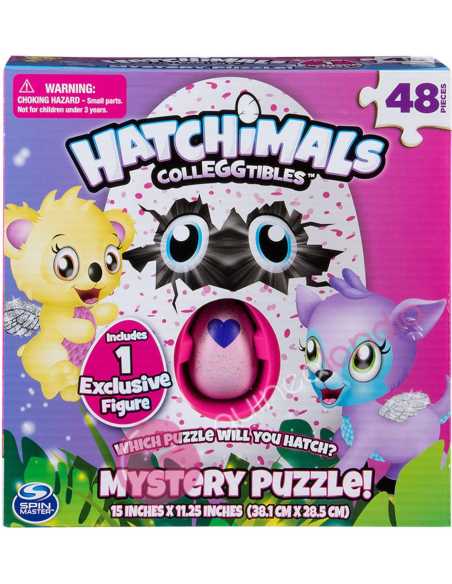 Hatchimals Mistery Puzzle + 1 Figura