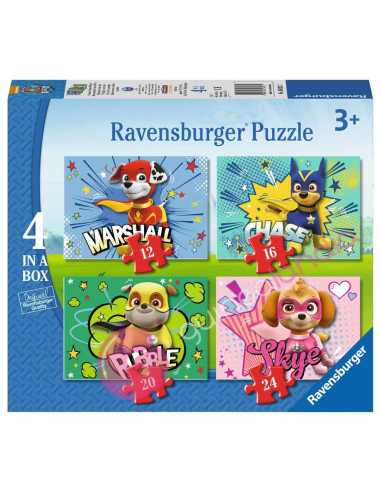 Puzzle Patrulla Canina 12+16+20+24 piezas