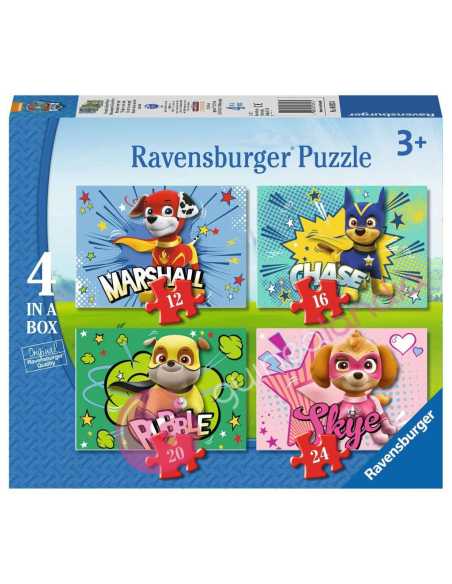 Puzzle Patrulla Canina 12+16+20+24 piezas