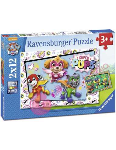 Puzzle Patrulla Canina 2x12 piezas