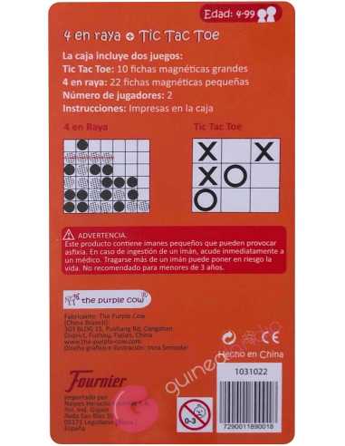 Tic Tac Toe + 4 en Raya Magnético
