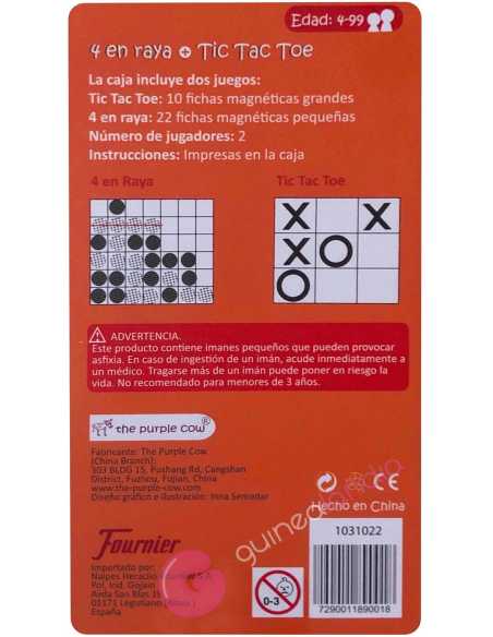 Tic Tac Toe + 4 en Raya Magnético