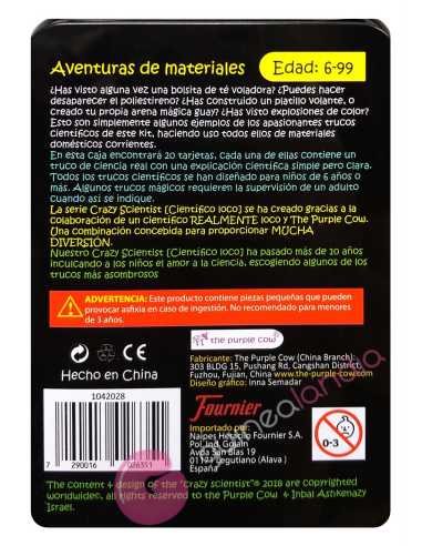 El Científico Loco: Aventuras de Materiales