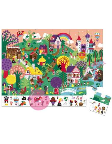Puzzle De Observación Los Cuentos 24 piezas - Janod
