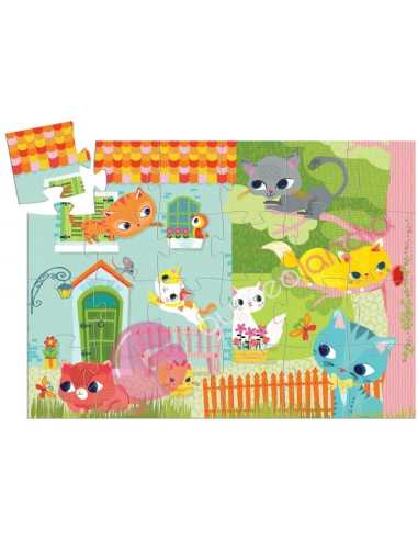 Puzzle Silueta Pachat y sus Amigos 24 pzs Djeco