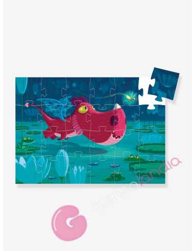 Puzzle Edmon el Dragon 24 pzs Djeco