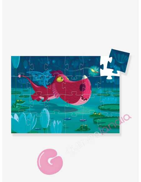 Puzzle Edmon el Dragon 24 pzs Djeco