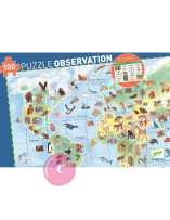 Puzzle Animales de la selva 100 piezas