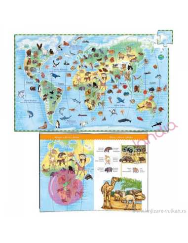 Puzzle Observación Animales del mundo 100 pzs...
