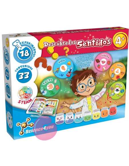 Descubre los 5 sentidos Science4you