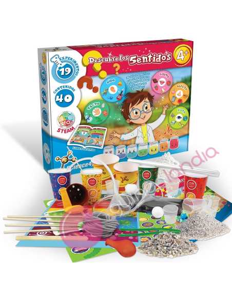 Descubre los 5 sentidos Science4you