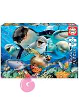 Selfie bajo el agua Puzzle 100 pzs Educa