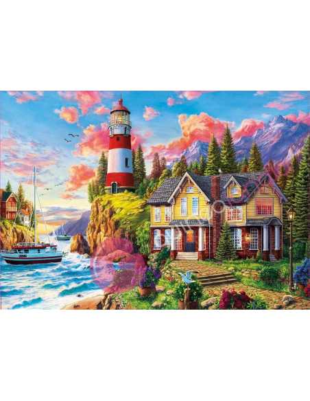 Faro cerca del Océano Puzzle 3000 piezas - Educa