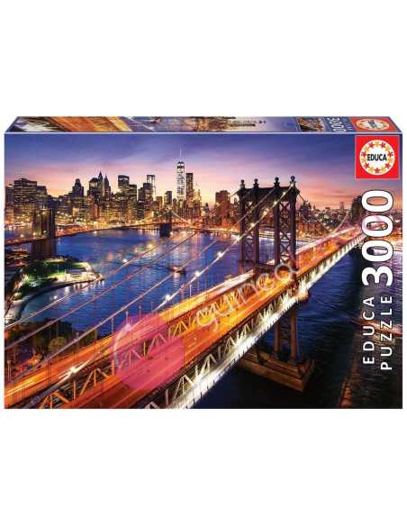 Manhattan al atardecer Puzzle 3000 piezas - Educa