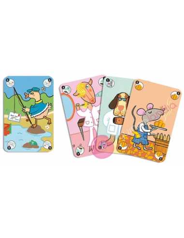 Happy Family Juego de Cartas - Djeco