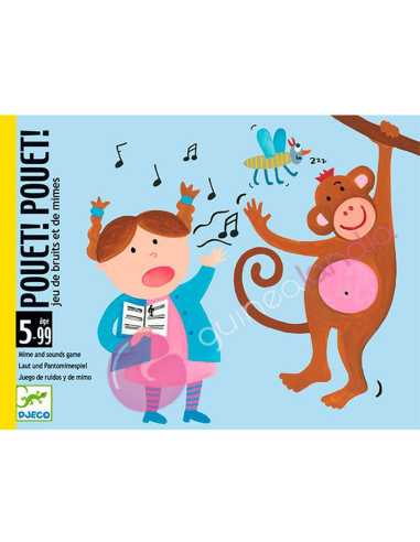 Pouet! Pouet! Juego de cartas Djeco
