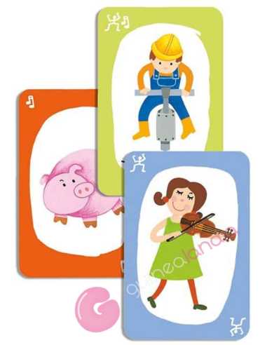 Pouet! Pouet! Juego de cartas Djeco