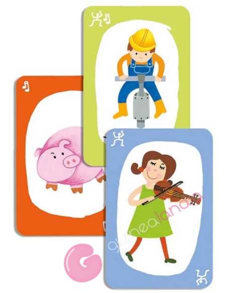 Pouet! Pouet! Juego de cartas Djeco