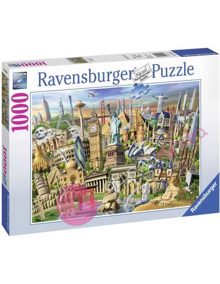 Hitos del mundo Puzzle 1000 piezas