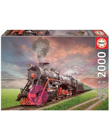 Locomotora de vapor Puzzle 2000 piezas - Educa