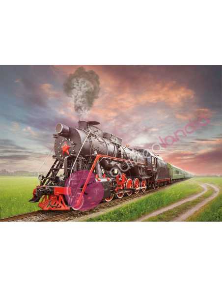Locomotora de vapor Puzzle 2000 piezas - Educa
